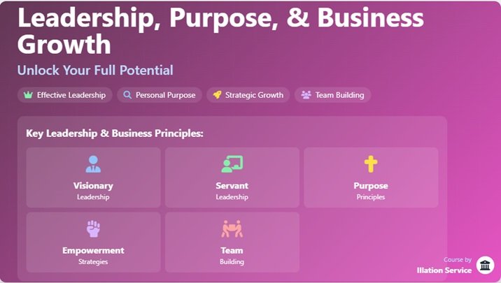 Leadership Purpose, and Business Growth: Unlock Your Full Potential