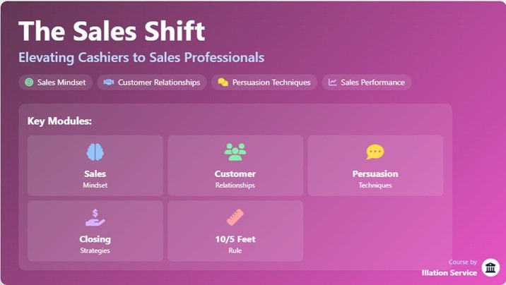 The Sales Shift: Elevating Cashiers to Sales Professionals